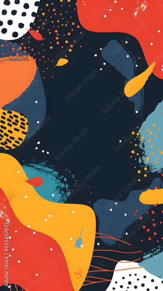 Abstract Colorful Shapes Background Design Abstract Colorful Shapes Background Design