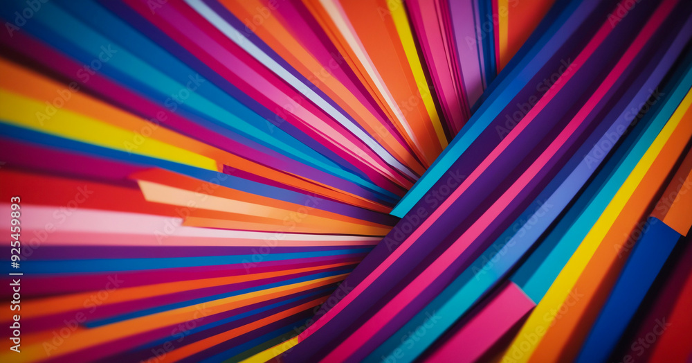 Vibrant abstract background with dynamic, colorful intersecting stripes creating a sense of movement Vibrant abstract background with dynamic, colorful intersecting stripes creating a sense of movement