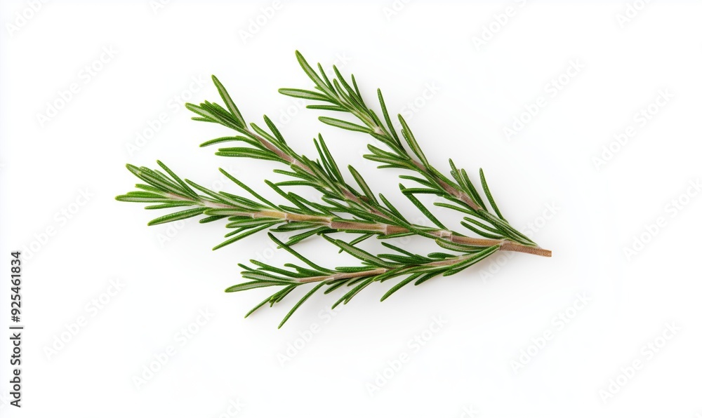 Fototapeta premium A green leafy plant with a stem