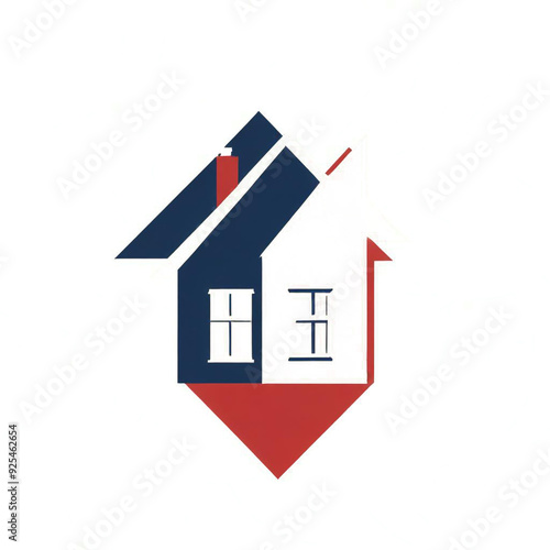 Wallpaper Mural Minimalist House Logo Design Icon on a transparent background Torontodigital.ca
