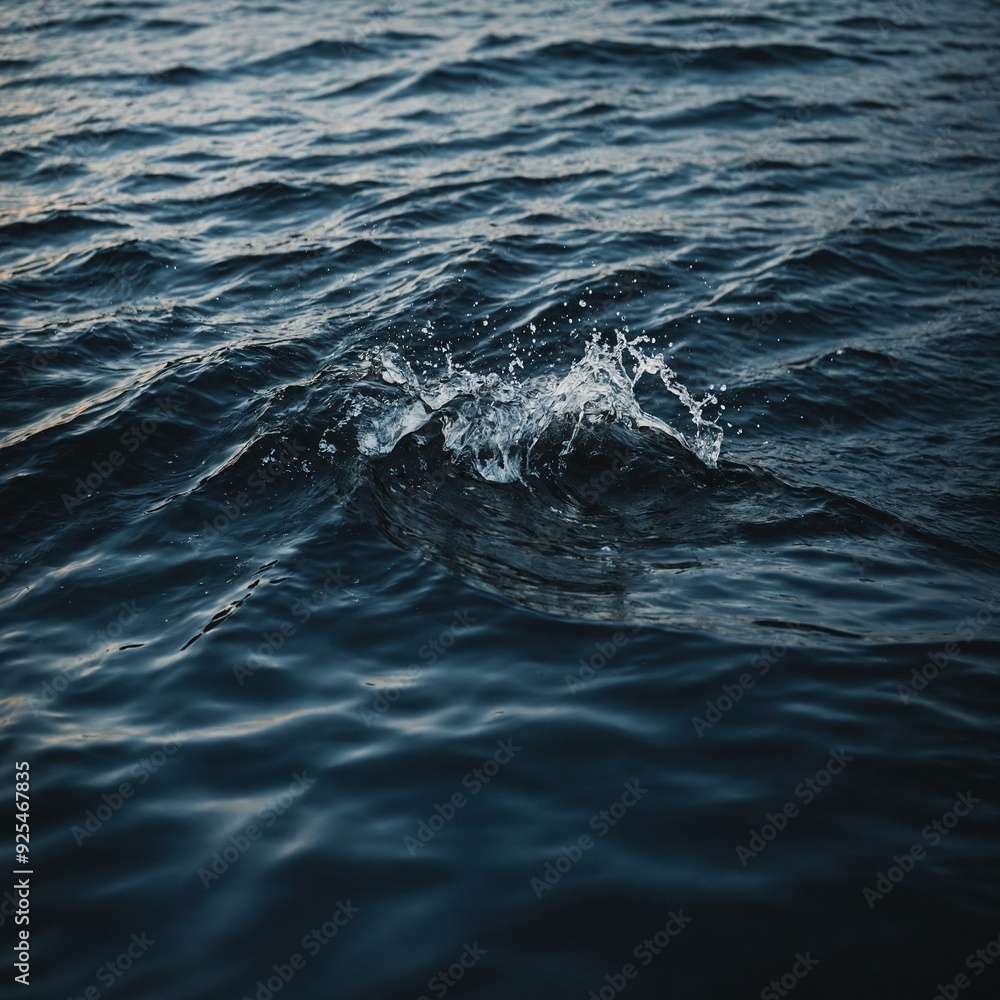 Obraz premium Majestic waterfall cascading into a clear turquoise pool, surrounded by lush tropical vegetation