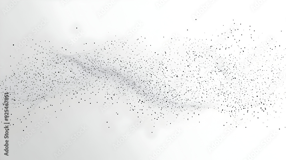 Abstract design featuring scattered black dots on a light background, creating a sense of movement. Abstract design featuring scattered black dots on a light background, creating a sense of movement.
