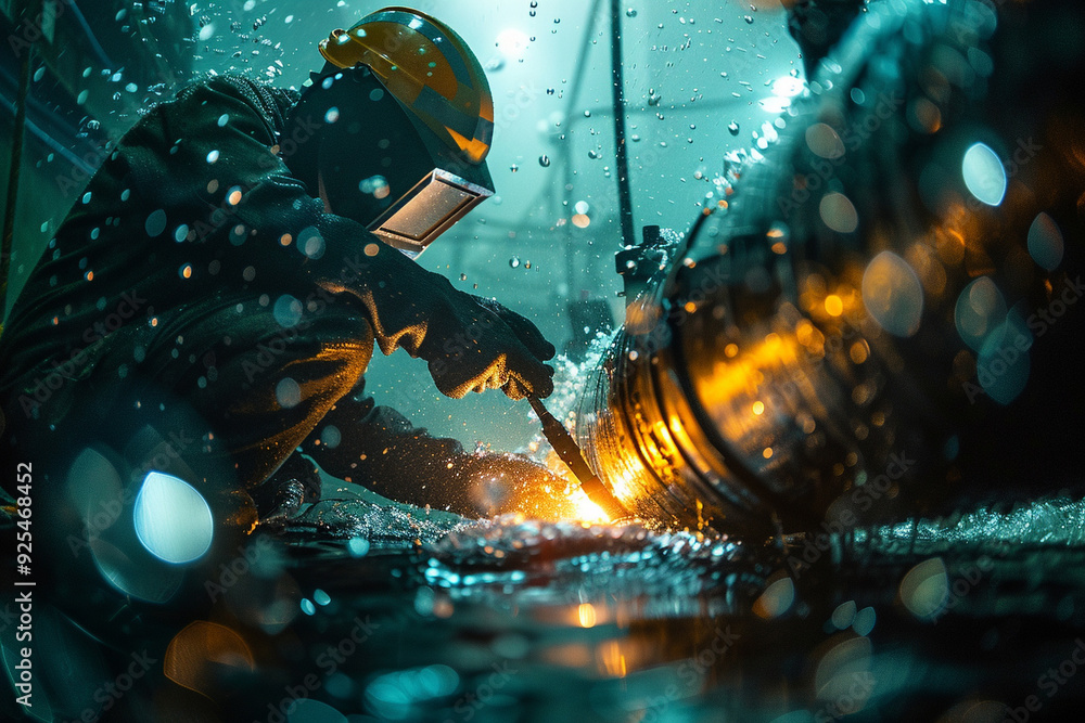 A Welder at Work A Welder at Work