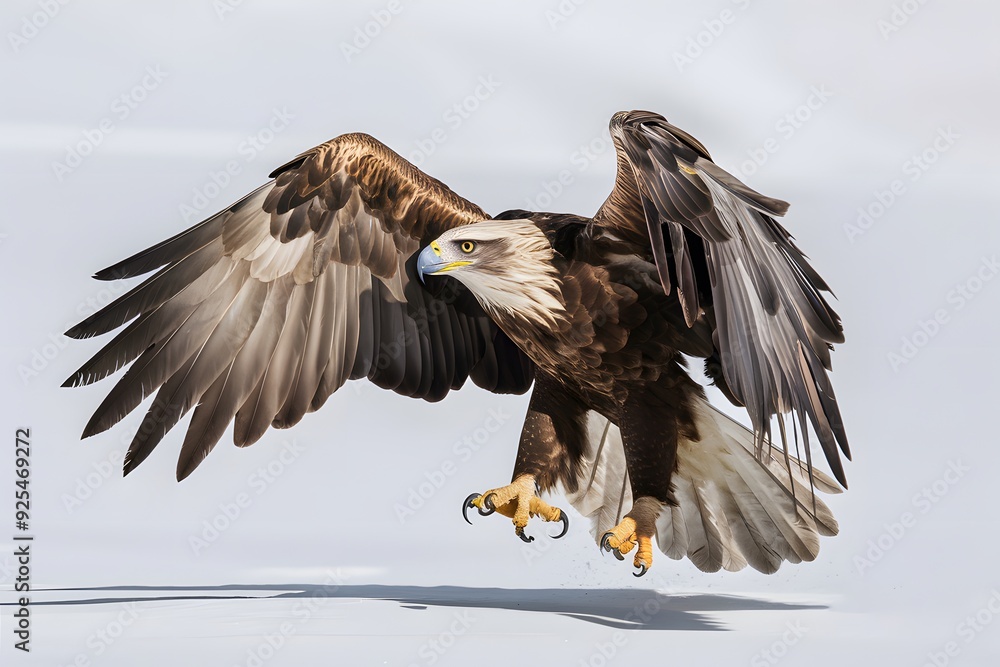 Iberian Imperial Eagle Flying with White Background, Realistic Photo, Pattern Background, Wallpaper, Cover and Screen for Smartphone, Cell Phone, Computer, Laptop Iberian Imperial Eagle Flying with White Background, Realistic Photo, Pattern Background, Wallpaper, Cover and Screen for Smartphone, Cell Phone, Computer, Laptop