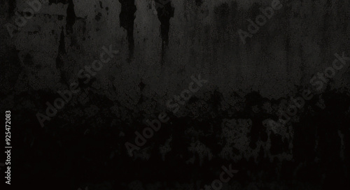 Fondo de hormigón con textura grunge negro oscuro. Panorama de fondo o textura de pizarra negra gris oscuro. Textura de hormigón negro vectorial. Fondo de pared de piedra. 