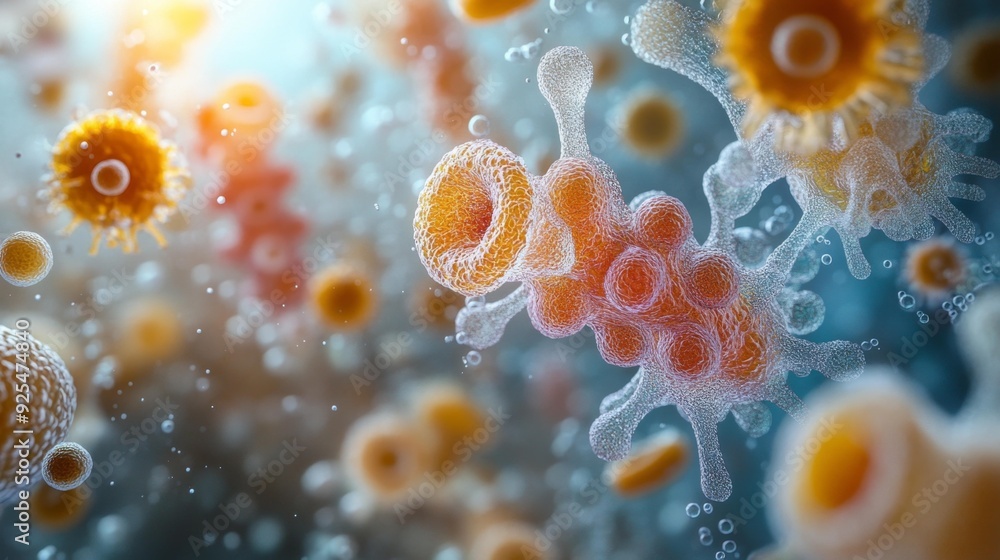 Microscopic organisms in motion - generative ai