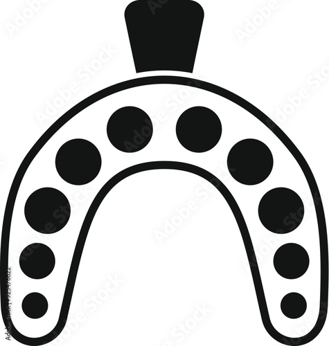 Dental impression tray being prepared for use in a dentistry procedure