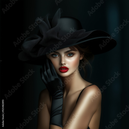 Wallpaper Mural Mujer posando Torontodigital.ca