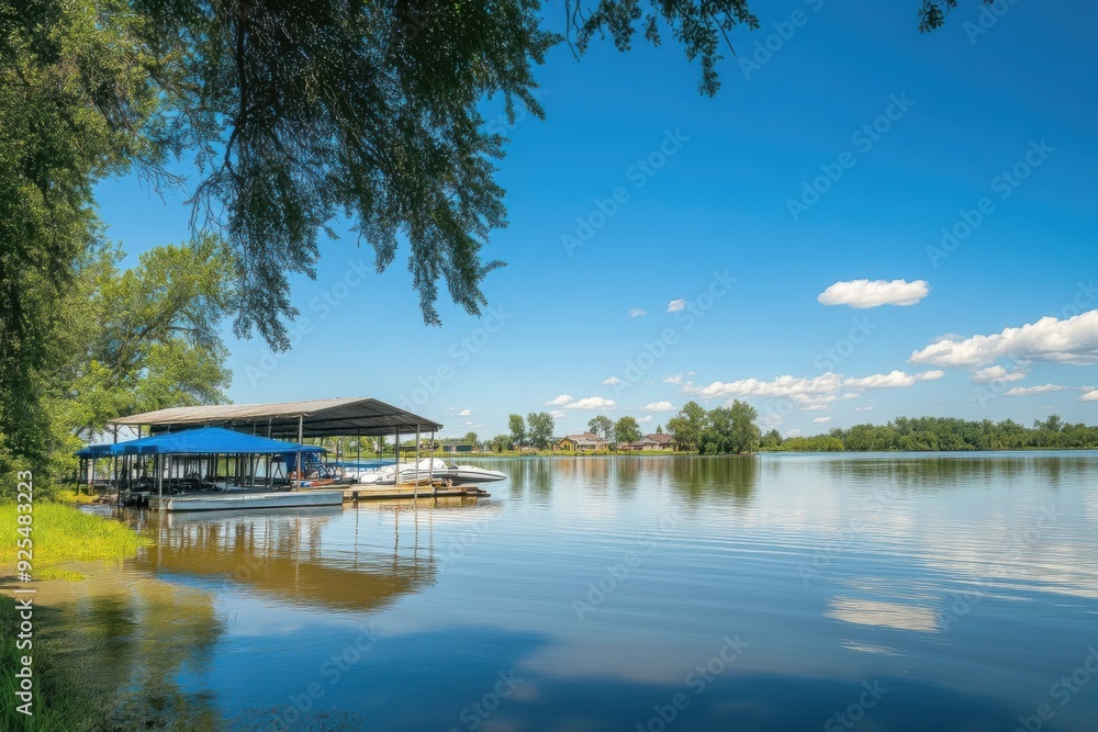 Serene Lakeside Dock Serene Lakeside Dock