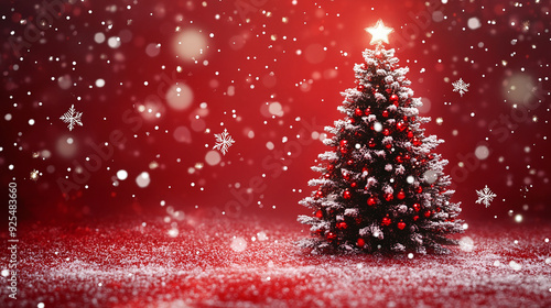 Wallpaper Mural Vibrant and festive background of a sparkling Christmas tree for the holiday season Torontodigital.ca