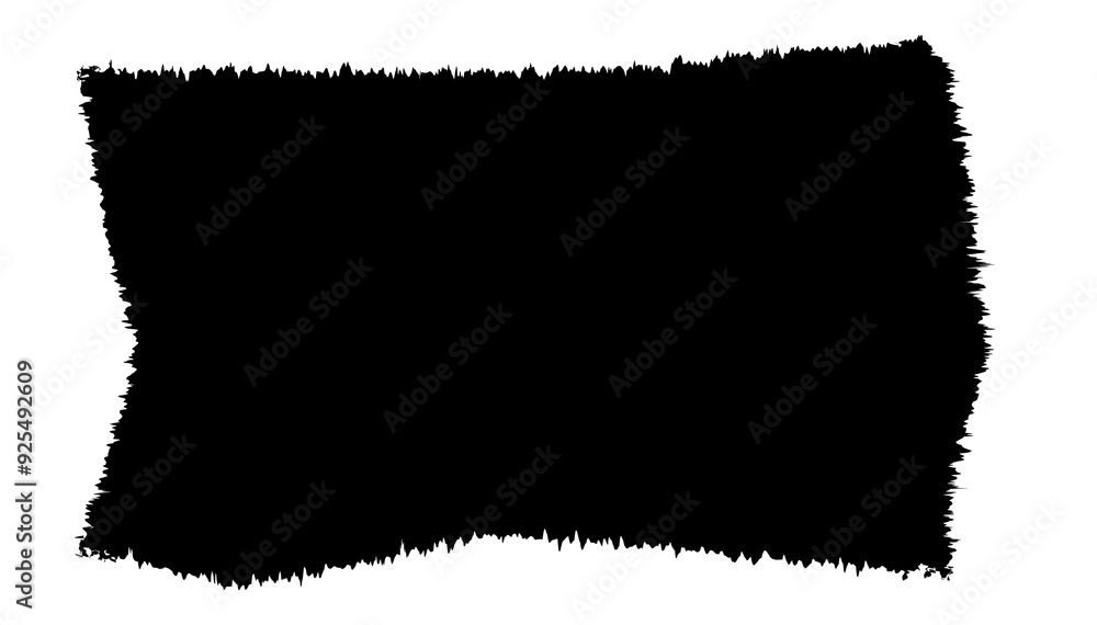 Jagged rectangle black color deaign element Jagged rectangle black color deaign element