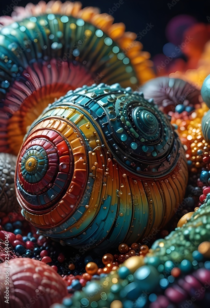 Fototapeta premium abstract texture pattern of vibrant colors