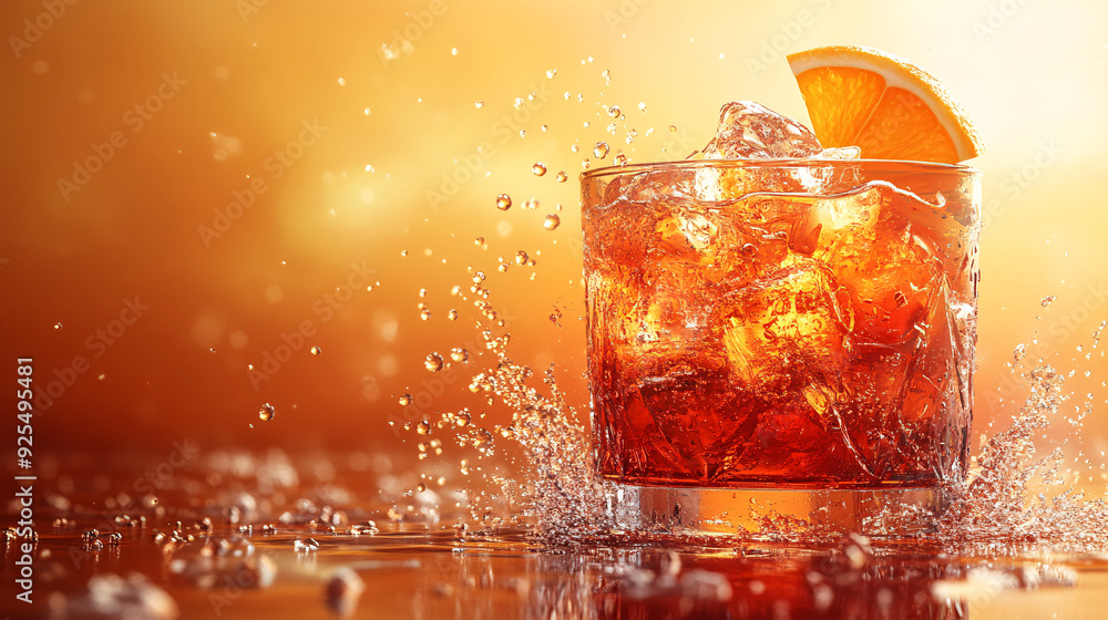 Negroni with Energetic Vibe and Copy Space for Text, 16:9 Aspect Ratio Negroni with Energetic Vibe and Copy Space for Text, 16:9 Aspect Ratio