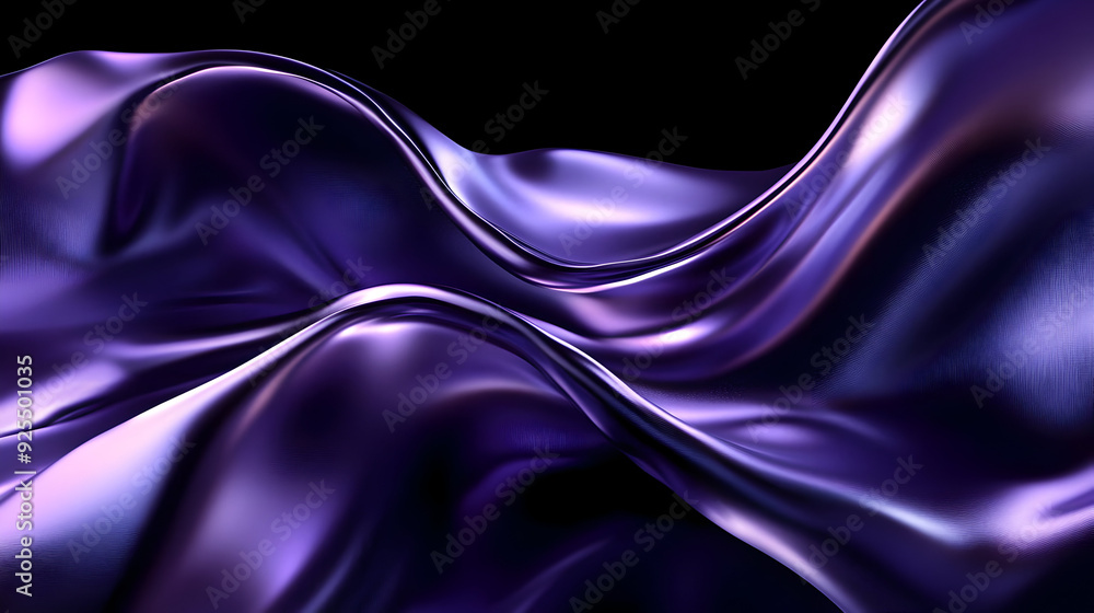 Obraz premium Abstract purple shiny fabric texture background.