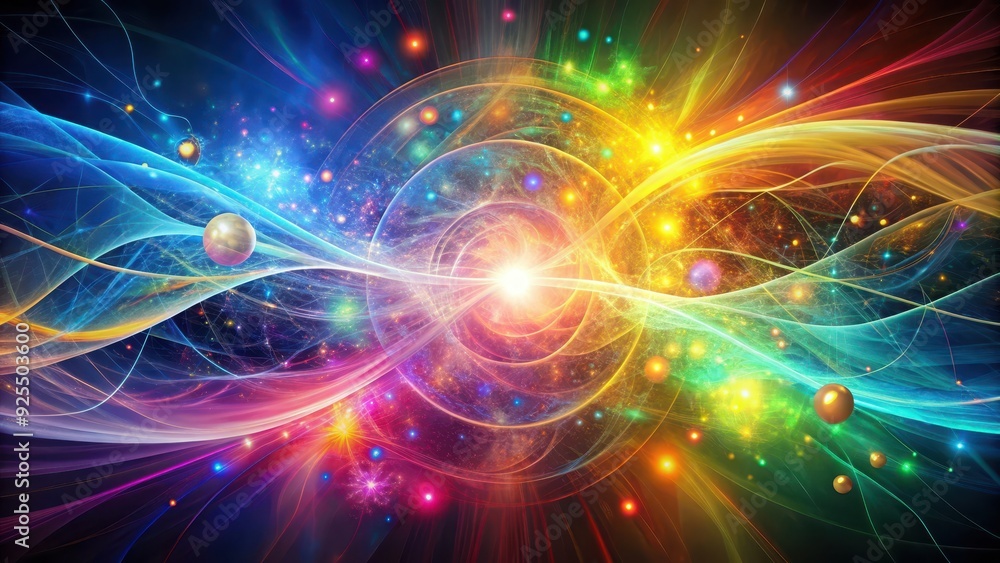 Abstract of quantum energy with vibrant colors and flowing patterns , quantum, energy, abstract,vibrant, colors Abstract of quantum energy with vibrant colors and flowing patterns , quantum, energy, abstract,vibrant, colors