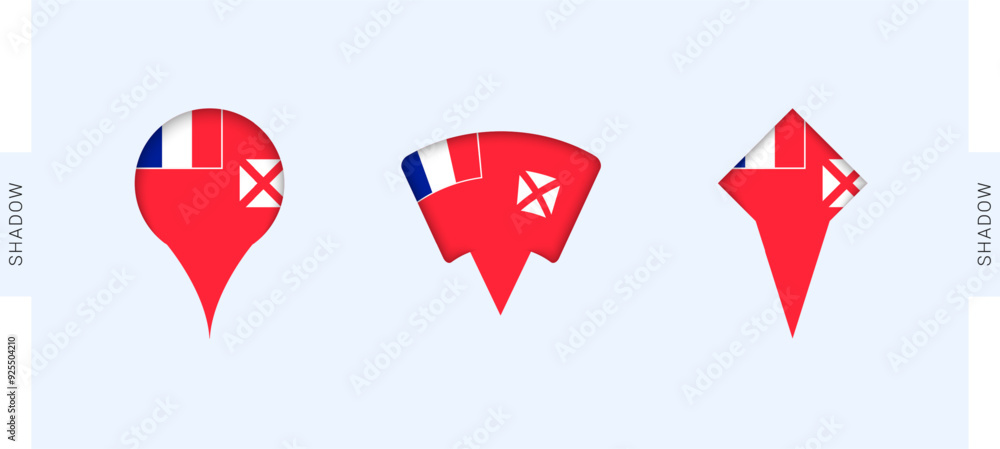 Wallis and Futuna Map Markers Set. Perfect for projects related to Wallis and Futuna, travel, geography, and international representation. Wallis and Futuna Map Markers Set. Perfect for projects related to Wallis and Futuna, travel, geography, and international representation.