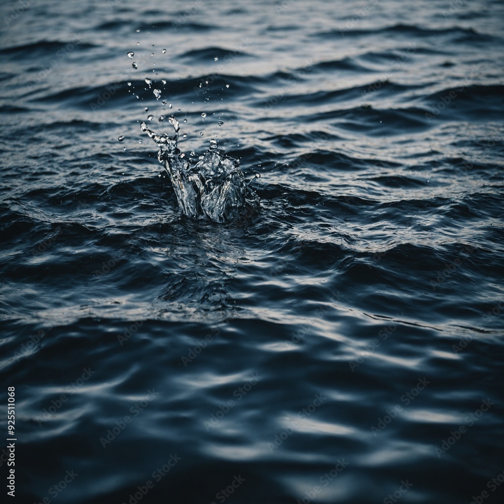 The ocean's waves shimmer under the soft light of dawn, creating a serene and peaceful seaside view The ocean's waves shimmer under the soft light of dawn, creating a serene and peaceful seaside view