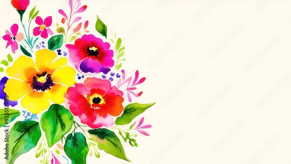 frame made from beautiful flowers with free place for text on a light background frame made from beautiful flowers with free place for text on a light background