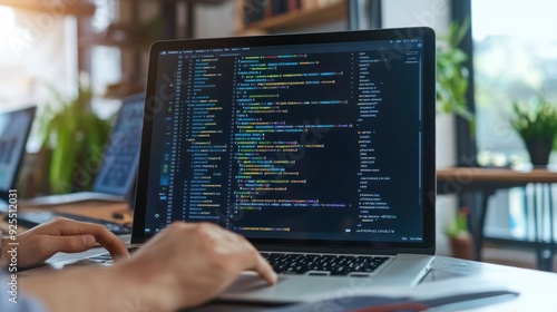 computer programmers working in the office