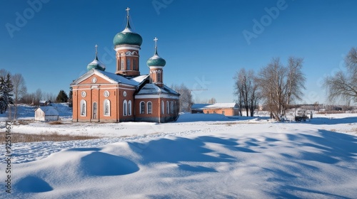 Nativity Cathedral, Kargopol, February photo