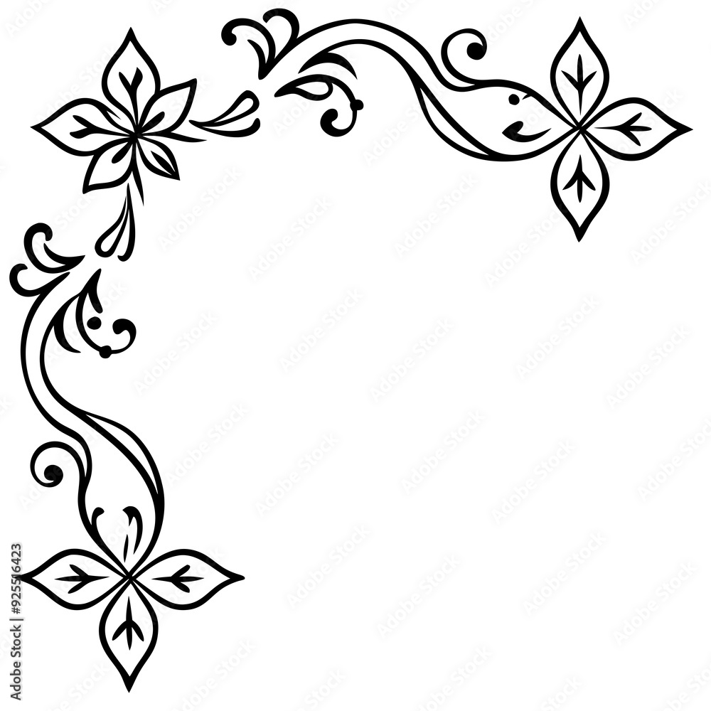 elegant modern graphic corner elegant modern graphic corner