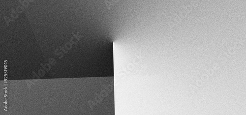 Black white grainy background, monochrome gray noisy texture dark grunge banner, header poster cover backdrop design photo