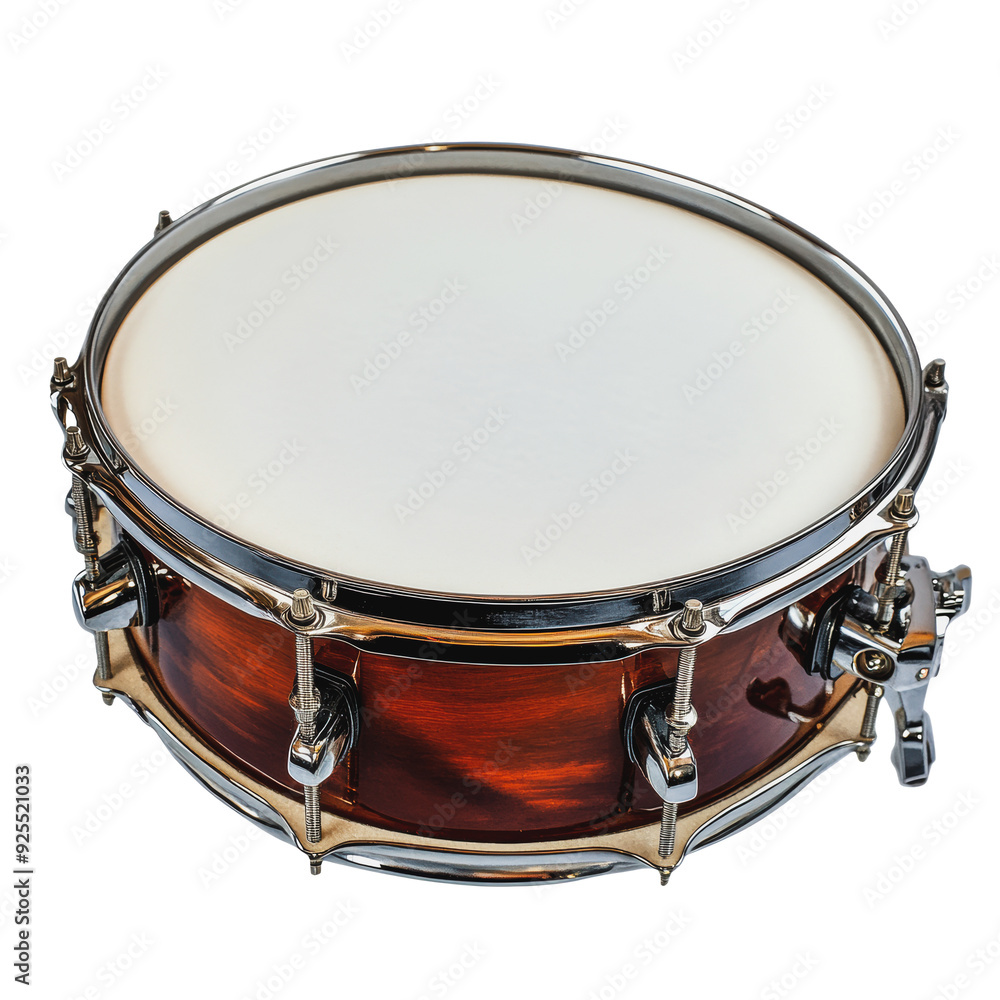 Obraz premium PNG Snare drum on display in a music studio