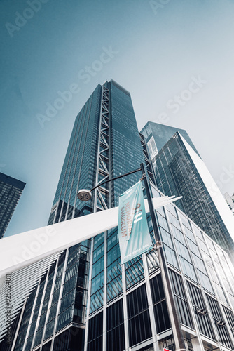 modern office buildings