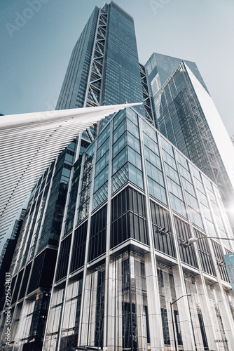 modern office buildings