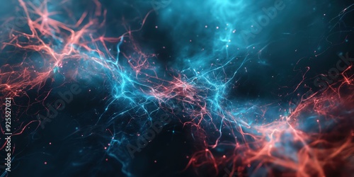 Vibrant Cosmic Energy Waves created by ai