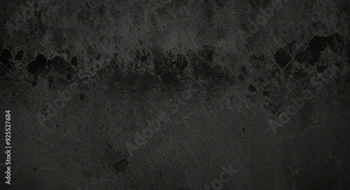 Fondo de hormigón con textura grunge negro oscuro. Panorama de fondo o textura de pizarra negra gris oscuro. Textura de hormigón negro vectorial. Fondo de pared de piedra.	