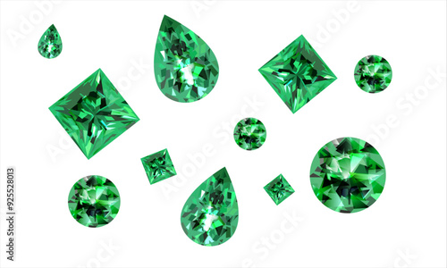 green gemstones