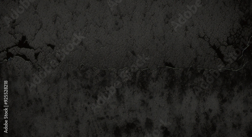 Fondo de hormigón con textura grunge negro oscuro. Panorama de fondo o textura de pizarra negra gris oscuro. Textura de hormigón negro vectorial. Fondo de pared de piedra.	
