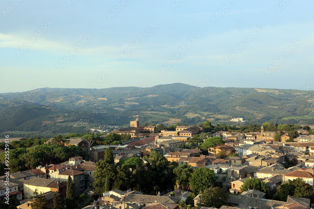 Fototapeta premium Blick auf Orvieto und Umgebung
