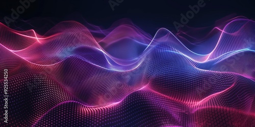 Vibrant Cosmic Energy Waves created by ai