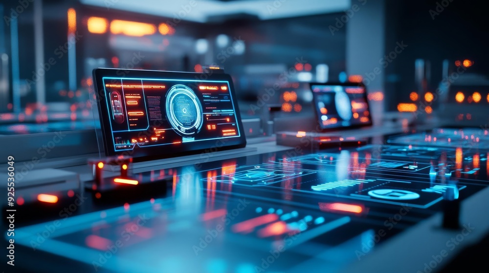futuristic lab futuristic lab