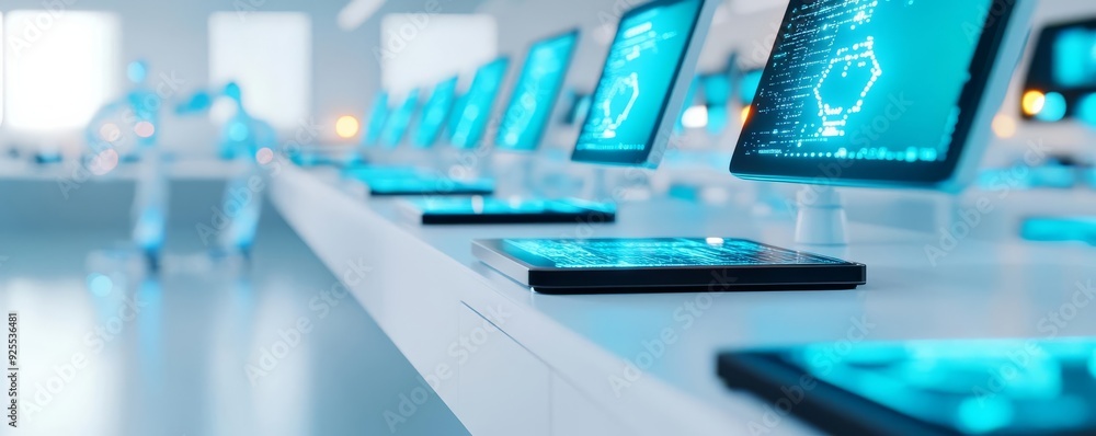 Fototapeta premium futuristic lab
