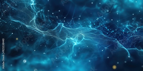 Vibrant Cosmic Energy Waves created by ai