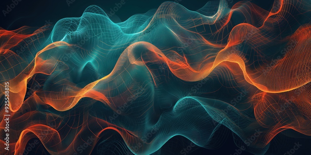 Vibrant Cosmic Energy Waves created by ai Vibrant Cosmic Energy Waves created by ai