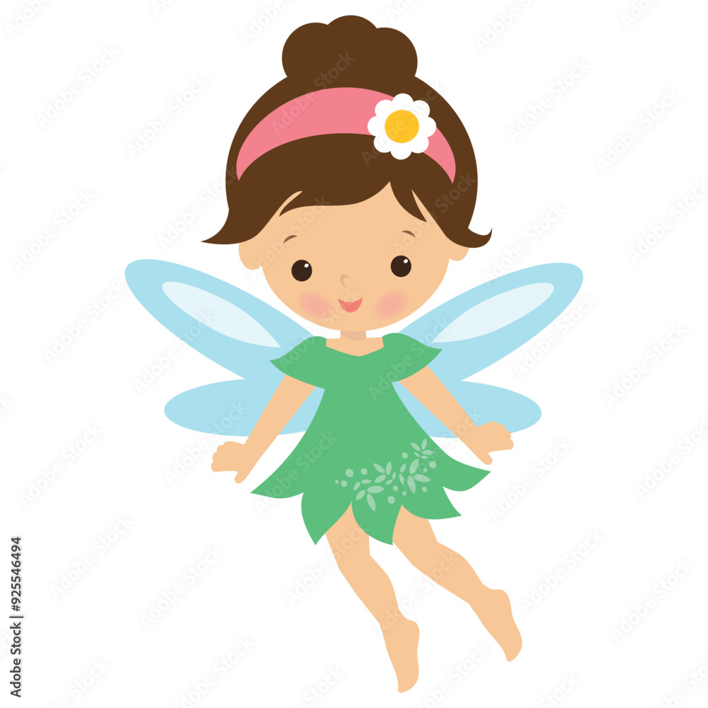 Cute little garden fairy with a magic wand
vector cartoon illustration Cute little garden fairy with a magic wand
vector cartoon illustration