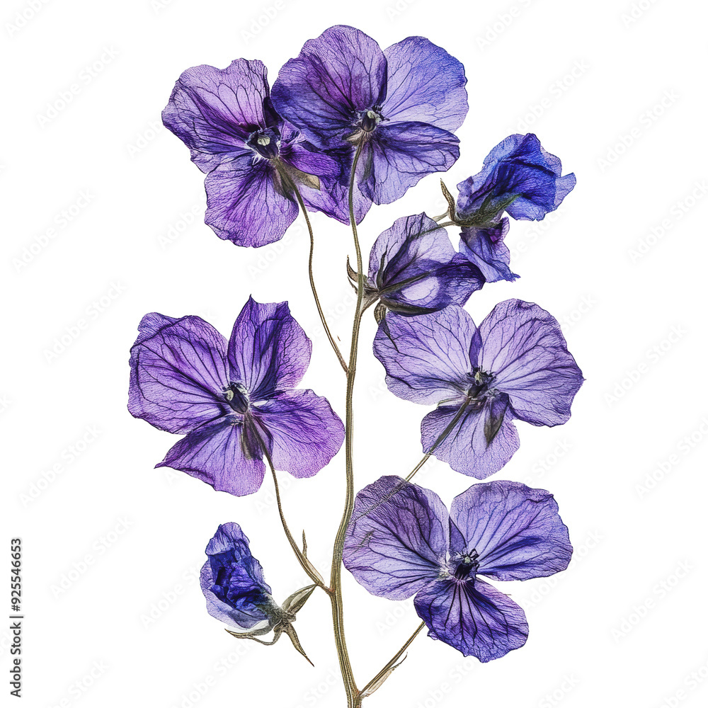 PNG Purple flowers on white background