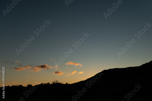 Wallpaper Mural sunset in the mountains Torontodigital.ca