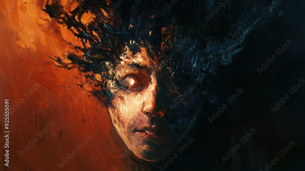 Fototapeta premium Surreal personality disorders