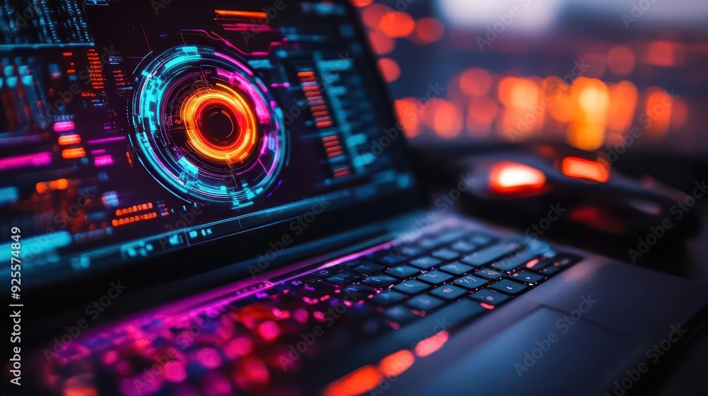 Tech gadgets, vibrant devices, modern technology, innovative design Tech gadgets, vibrant devices, modern technology, innovative design