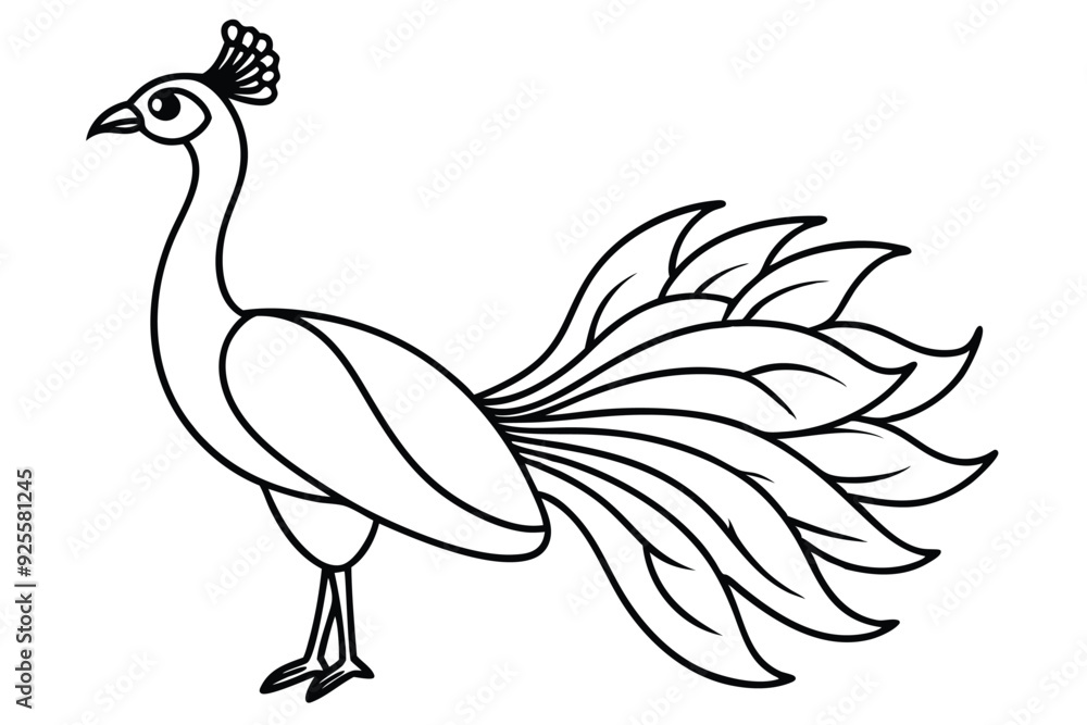 peacock style rangoli design vector silhouette peacock style rangoli design vector silhouette