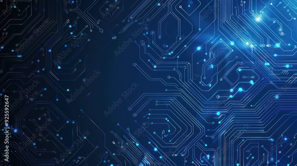 Obraz premium Abstract Circuit Board Pattern