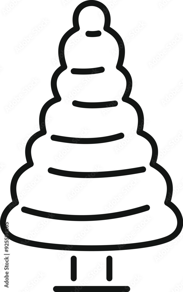 Toy pyramid bouncing on the floor, perfect for illustrating childhood and fun Toy pyramid bouncing on the floor, perfect for illustrating childhood and fun