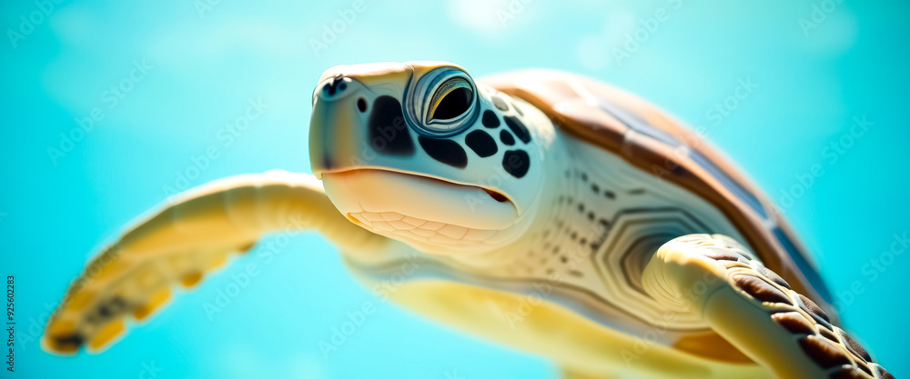 Obraz premium Sea Turtle Close Up