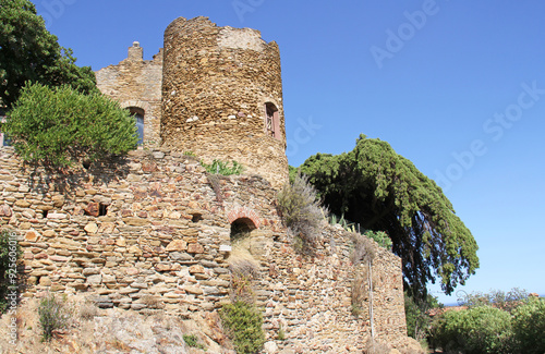 Château des Seigneurs de Fos at Bormes les Mimosas in the Var department Provence-Alpes-Côte d'Azur France