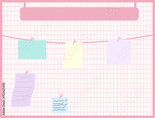 Grid wall board